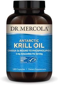 Dr. Mercola, Antarctic Krill Oil, 90 Servings (180 Capsules), Support a Healthy Heart, Overall Joint Comfort and Immune Function, MSC Certified, Non GMO, Soy-Free, Gluten Free