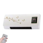 Climafy Mini Split Air Conditioner, 2-in-1 Portable AC Unit with Remote, Super Quiet Cooling & Heating, Easy Wall Mount Installation for Bedroom Home Office