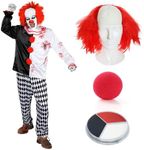 Adults Halloween Scary Clown Costum