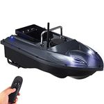 HXZB Smart RC Bait Boat Fishing Tool RC 500M Remote Control Wireless Fishing Lure Bait Boat Fish Finder with LED Night Light