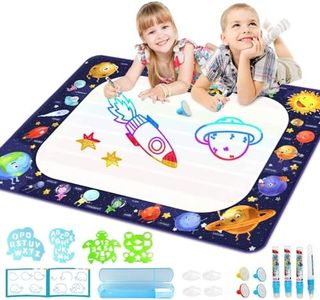 Doodle Matt Alfombra Pintar Agua, Juguetes Montessori Niños Niñas 2 3 4 5 6 7 8 Años Pizarra Mágica con Libro de Dibujo und 4 Bolígrafos para Juegos Educativos Infantil Regalos Cumpleaños