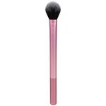 Real Techniques Makeup Setting Brush, For Setting Powder, Loose Powder, and Pressed Powder, Face Makeup Brush, 402 Brush, Sheer Coverage For Highlighter, Synthetic and Cruelty-Free Bristles, 1 Count