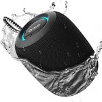 oraolo Bluetooth Speaker, IPX7 Waterproof Portable Bluetooth Speaker with 15W Immersive Audio, 30H Playtime, LED Light, Bluetooth 5.3, Support TWS, Wireless Speakers for Outdoor Camping Home