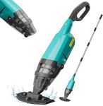 Rechargeable Pool Vacuum, Cordless Handheld Pool Cleaner with Powerful Suction for Small Pools, Hot Tubs, Spas & Above Ground Pools, for Sand, Leaves & Debris in Hot Tubs and Spas