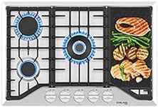 30 Inch Gas Cooktop with Griddle, G