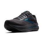 Brooks Men’s Ghost Max 2 Running and Walking Shoes, Ebony/Cockatoo/Blue Sapphire, 8 Wide