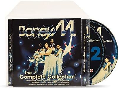 3L 10298 Double CD Sleeves with Separate Compartments and Flap to Store 2 Discs and 2 Covers 50 Pieces