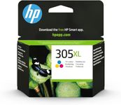 HP 3YM63AE 305XL High Yield Original Ink Cartridge, Tri-color, Pack of 1