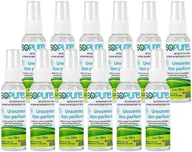 12X59 mL Hand Sanitizer multipack with all Unscented, 80% USP Grade Ethyl Alcohol, Moisturizing, Non-Sticky Hand Sanitizer, Enriched with Vitamin E