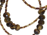 Tiger's Eye Beaded Eyeglass Chain H