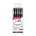 Uni-Ball Uni Pin Uni Mitsubishi Pencil Felt-Tip Pens for Calligraphy, Drawing, Tracer, Ink