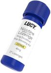 Lucy Nicotine Lozenges 4mg 8 Pack (216 Count, 27 per Bottle), Cleaner Nicotine, Great Taste, Nicotine Alternative, Convenient (Citrus)