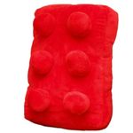 Building Brick Cushion (Red)