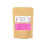 Beautisoul Rose Bath Salt and Foot Soak with the goodness of Rose Oil | Pink Bath Salt for Women Gift Set | Bath Salt for Good Sleep, Aching Muscles, Stress relief, Detoxify & Refreshing feet | Valentines day gift idea - 100 g