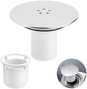 Ewwtrey 90 mm/115mm Capot Bonde Douche, Bonde de Douche, Universelle Siphon Douche, Couvercle de Vidange de Douche, Remplacement de Couvercle de Prise de Drain de Douche