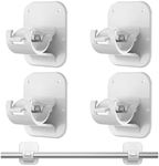 No Drill Curtain Rod Brackets No Dr