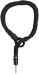 ABUS Frame Lock Plug-in Chain IvyTex Adaptor Chain 6KS - Bicycle Lock with Dirt and Moisture Repellent Cover - 6 mm Thick Chain - Black