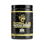 Gorilla Mode Base Pre Workout - Raises Nitric Oxide · Intense Focus & Drive · Endurance · Power - L-Citrulline, L-Tyrosine, Betaine, Alpha-GPC, Caffeine, Huperzine A - 360 Grams (White Gummy Bear)