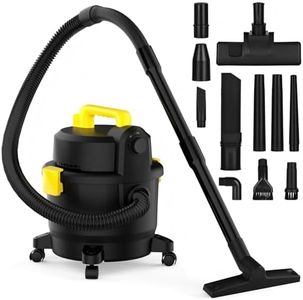 Yopower Wet Dry Vacuum Cleaner with Blower, 18L 20Kpa, with HEPA Filter System, 11 Interchangeable Attachments, for Garden, Jobsite, Garage, Car & Workshop Industrial/Commercial Use