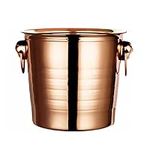 ice bucket for cocktail bar scoop black box- Thicken Stainless Steel Ice Bucket Bar Creative Ice Storage Barrel Rose Gold