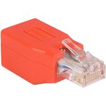 StarTech.com Cat6 Cable - Cat6 Crossover Adapter - GbE - Red - Ethernet Network Cable (C6CROSSOVER)