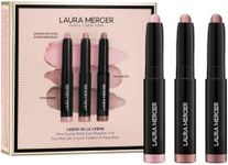 Laura Mercier Caviar Stick Cream Eyeshadow, Crème de la Crème Mini Caviar Stick Trio, 24HR Wear, Long Lasting, Rich Color, Easily Blendable & Buildable, Waterproof, Hyaluronic Acid, Holiday Gift Set