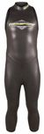 NeoSport Men's John 5/3mm Triathlon Wetsuit, Black/Green, Small