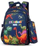 GDSSG Kids Toddler Elementary backpack,16 Inch Boys Girls Elementary School Bags with Pencil Case Cute Multi Compartment Dinosuar