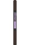 Maybelline New York Express Brow Duo Eyebrow Filling, Natural Looking 2-In-1 Pencil Pen + Filling Powder Black Brown