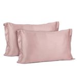 Mush Bamboo Pillow Cover Set of 2 | 100% Bamboo Pillow Cover for Hair and Skin | Breathable, Silky Soft and Cooling Envelope Pillowcases for Hot Sleepers & Night Sweats | 17"x27" (Lavender, King)