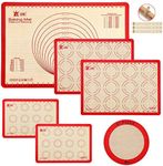 Silicone Baking Mat Set of 6, GUANC