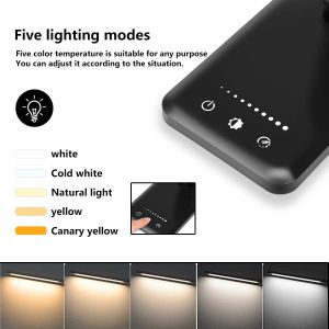 SLATOR Dimmable LED Desk Lamp with USB Charging Port