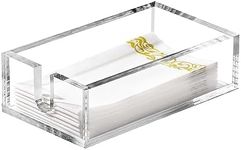 Acrylic Napkin Holder, Clear Modern