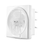 Indo 35 Watts High speed 150 mm Exhaust Fan | 6 inch blade sweep| Cut out size 7.5X7.5 inches | RPM: 2200 | Anti rust body |Suitable for kitchen, bathroom and office | Warranty: 2 Years (White)