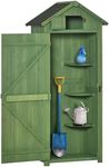 Outsunny Wooden Garden Shed, Utilit