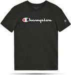 Champion Boys Tee Shirt Short Sleeve Logo T-Shirt for Kids