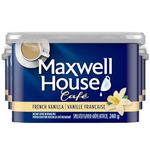 Maxwell House Café French Vanilla Flavoured Instant Coffee, 240g (Pack of 8)