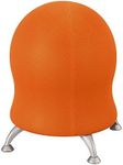 Safco Products 4750OR Zenergy Ball Chair, Orange, Low Profile, Active Seating for Office and Classroom Desks, Orange