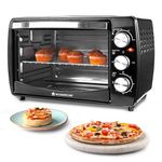 Wonderchef Oven Toaster Griller (OTG) 19 L | Bake, Grill, Roast | Auto-Shut Off | Heat-Resistant Tempered Glass | Customised Time & Temperature Control | Easy to Clean | 2 Year Warranty
