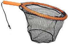 ForEverlast Inc. Generation 2 Non-Snag Floating Fishing Landing Net for Wade Fishing, Fly Fishing, Kayak Fishing, G2 Pro Net, Orange