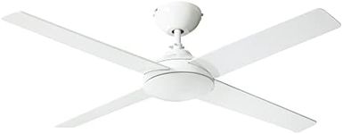 HPM Inspire 4 Blade Ceiling Fan White 1220mm