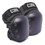 Core Street Knee Pads for Skateboarding Scooter BMX & Roller Skating Pro Protective gear suitable for Kids aged 6-12, Teenagers & adults Heavy Duty super durable Pads 4 Sizes - Large Black/Grey