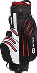 Ram Golf Waterproof Cart/Trolley Bag - 14 Way Club Dividers Black/White/Red