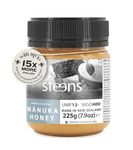 Steens Manuka Honey - MGO 400+ - Pure & Raw 100% Certified UMF 13+ Manuka Honey - Bottled and Sealed in New Zealand - 225g