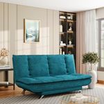 Wakefit Sofa Cum Bed | 1 Year Warranty | Sofa 3 Seater, Sofa Bed 6 X 4 Feet, Folding Sofa Bed, Sofa CumBeds for Living Room - Amoeba (Fabric, Malibu Green)