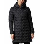 Columbia Women's Delta Ridge Long Down Jacket Insulated (WK0294_Black_S)