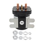 Carbhub 48V Heavy Duty Solenoid JR1-H1950-00 73231-G01 Compatible with Club Car E-Z-GO Yamaha Electric G19 Power Drive 4 Terminal #586 Series