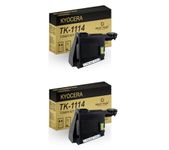 Print Page TK-1114 Toner Cartridge Compatible for Kyocera Ecosys FS-1040, 1060DN, 1020 MFP, 1041, 1120 MPF, 1061DN, 1025 MFP (Set of 2)