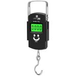 Bulfyss Electronic 50Kgs Digital Luggage Weighing Scale (1 Year Manufacturer Warranty) - Black | Bag Weighing Scale for Luggage | Spring Balance | Weight Machine for Luggage