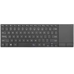 Rii Wireless Keyboard,Bluetooth Keyboard(BT 5.1+2.4G), Big Touch Keyboard with Aluminium Alloy Case,Portable Keyboard for Computer,PC,Tablet,iPad,Android TV Box,Smart TV,Windows,Mac (Black)